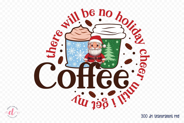 Christmas Coffee Sublimation Design PNG Sublimation CraftLabSVG 