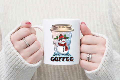 Christmas Coffee Sublimation Design Sublimation CraftLabSVG 