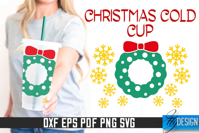 Christmas Cold Cup SVG | SVG Design v.1 SVG Fly Design 