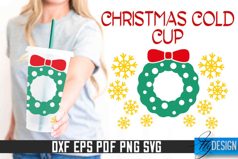 Christmas Cold Cup SVG | SVG Design v.1 SVG Fly Design 