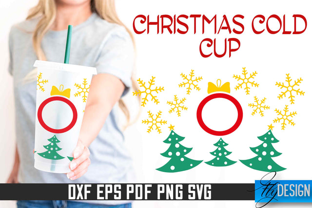 Christmas Cold Cup SVG | SVG Design v.1 SVG Fly Design 