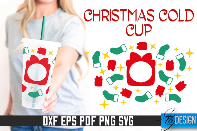 Christmas Cold Cup SVG | SVG Design v.1 SVG Fly Design 