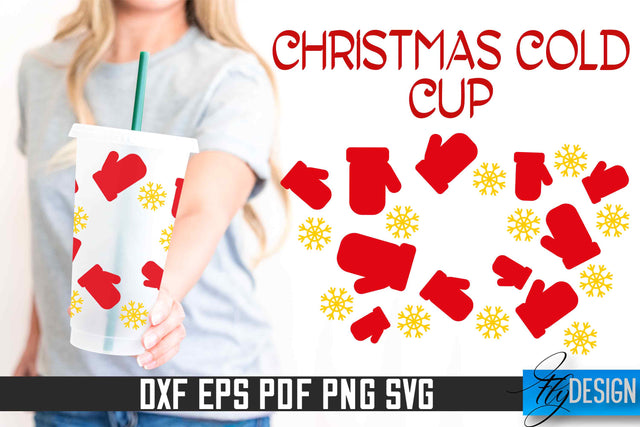 Christmas Cold Cup SVG | SVG Design v.1 SVG Fly Design 