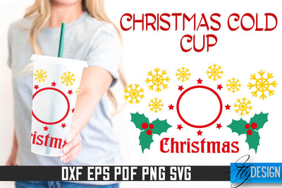 Christmas Cold Cup SVG | SVG Design v.1 SVG Fly Design 