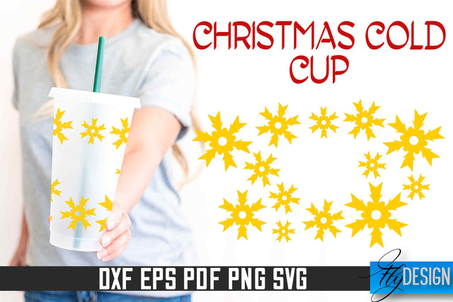 Christmas Cold Cup SVG | SVG Design v.1 SVG Fly Design 