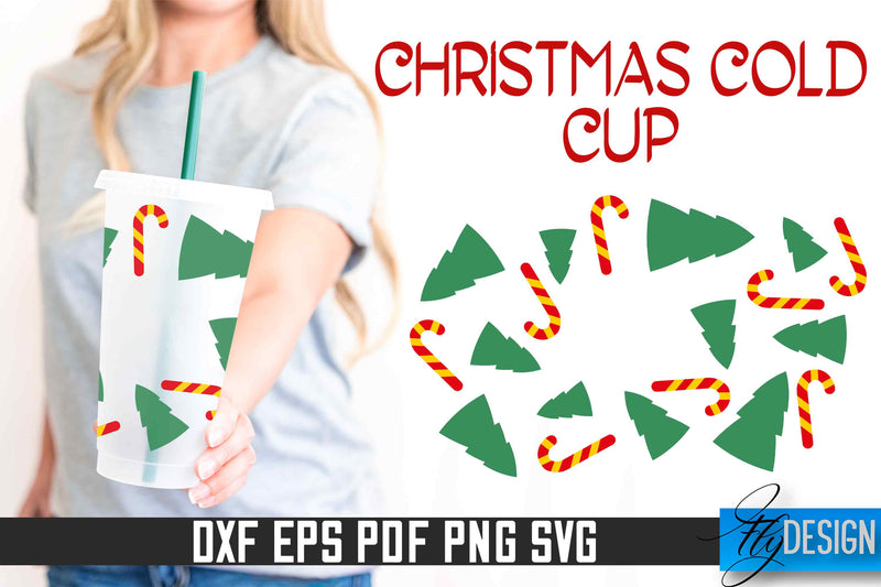 Christmas Cold Cup SVG | SVG Design v.1 SVG Fly Design 