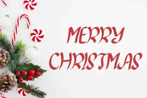 Christmas Collection Font Prasetya Letter 