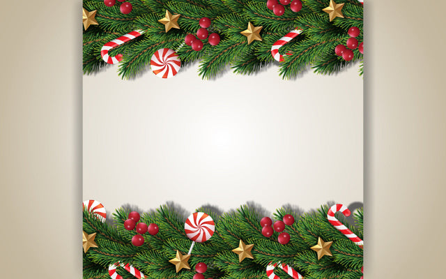 Christmas composition holiday wishes on red background with fir branches for greeting card poster SVG naemmiah021 