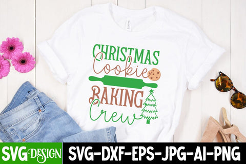 Christmas Cookie Baking Crew SVG Cut File, Christmas Cookie Baking Crew SVG Design , Christmas SVG Cut File, Christmas SVG Quotes, Merry Christmas SVG Design, Christnmas Sublimation PNG SVG BlackCatsMedia 