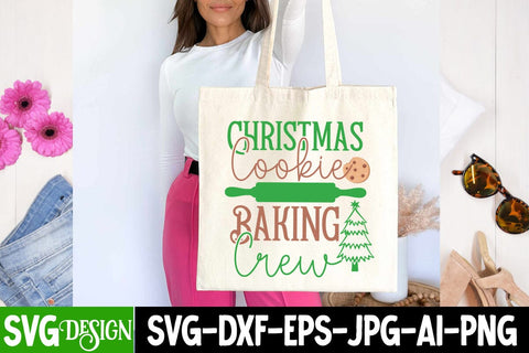 Christmas Cookie Baking Crew SVG Cut File, Christmas Cookie Baking Crew SVG Design , Christmas SVG Cut File, Christmas SVG Quotes, Merry Christmas SVG Design, Christnmas Sublimation PNG SVG BlackCatsMedia 