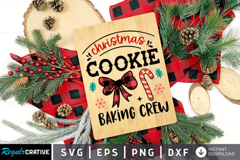Christmas cookie baking crew SVG Design SVG Regulrcrative 