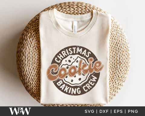 Christmas Cookie Baking Crew SVG | Matching Christmas Shirt SVG SVG Wood And Walt 