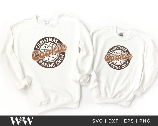 Christmas Cookie Baking Crew SVG | Matching Christmas Shirt SVG SVG Wood And Walt 