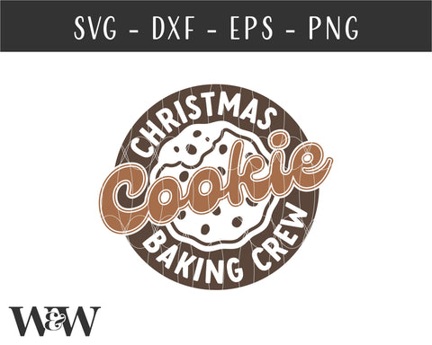 Christmas Cookie Baking Crew SVG | Matching Christmas Shirt SVG SVG Wood And Walt 