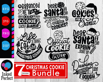Christmas Cookie Bundle SVG Inked Perfect 