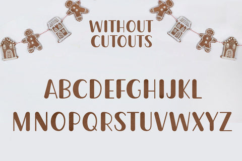 Christmas Cookie Cutters - A Christmas Font Font Stacy's Digital Designs 