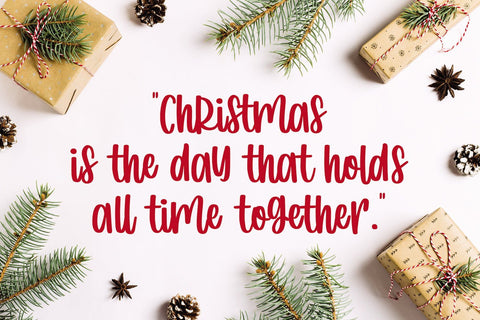 Christmas Cookies Font Mozarella 