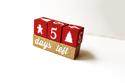 Christmas Countdown Advent Calendar Boxes SVG 3D Paper Risa Rocks It 