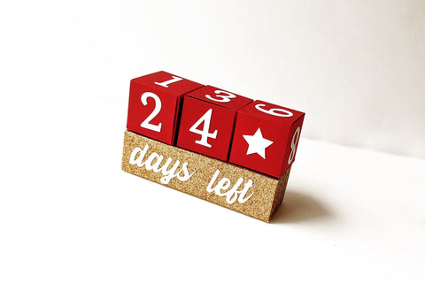 Christmas Countdown Advent Calendar Boxes SVG 3D Paper Risa Rocks It 