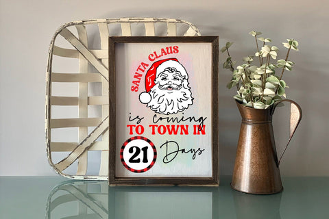 Christmas Countdown Sublimation Design PNG Sublimation CraftLabSVG 