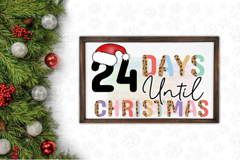 Christmas Countdown Sublimation Design Sublimation CraftLabSVG 
