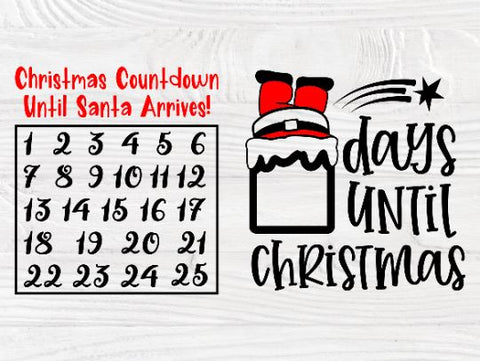 Christmas Countdown SVG Bundle, Advent Calendar SVG TonisArtStudio 
