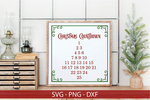 Christmas Countdown SVG-Christmas SVG SVG Linden Valley Designs 