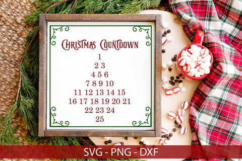 Christmas Countdown SVG-Christmas SVG SVG Linden Valley Designs 