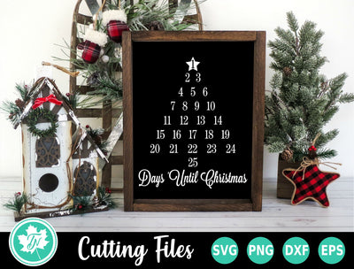 Christmas Countdown SVG | Christmas Tree SVG TrueNorthImagesCA 