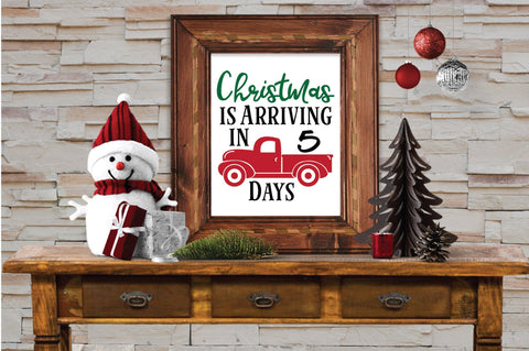 Christmas Countdown SVG Cut File Bundle - Includes 10 Designs SVG Old Market 