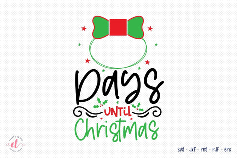 Christmas Countdown SVG | Days Until Christmas SVG CraftLabSVG 