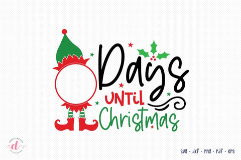 Christmas Countdown SVG - Days Until Christmas SVG CraftLabSVG 