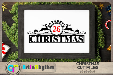 Christmas countdown SVG / Days until Christmas SVG SVG Artinrhythm shop 