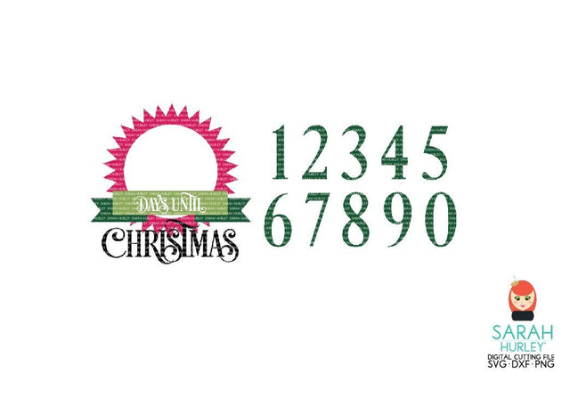 Christmas Countdown SVG Sarah Hurley 