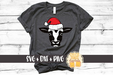 Christmas Cow - Christmas SVG File SVG Cheese Toast Digitals 