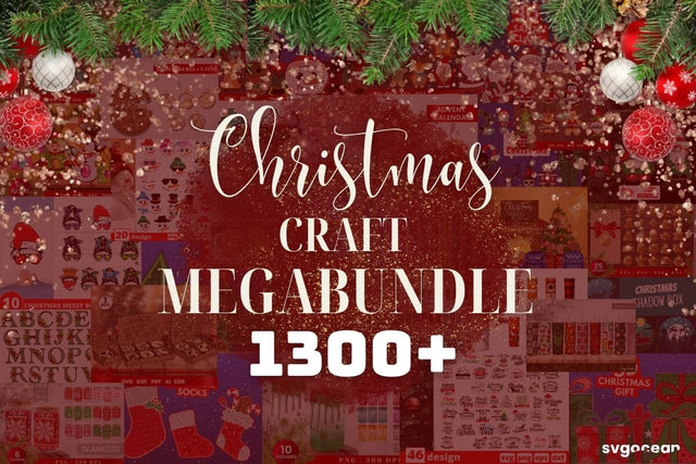 Christmas Craft Bundle | Laser cut | Svg | Sublimation SVG SvgOcean 