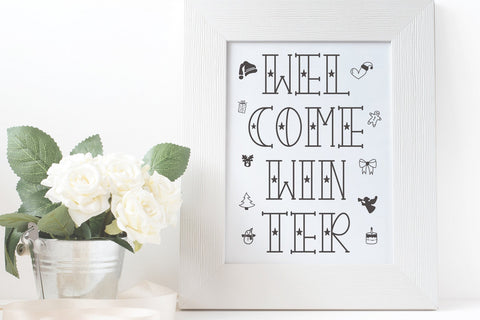 Christmas Craft Font Afandi Studio 