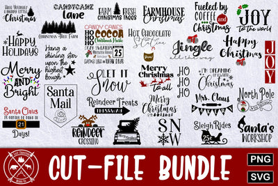 Christmas Crafts Mega Bundle|Christmas Cut-files SVG Last Frontier Design Co. 