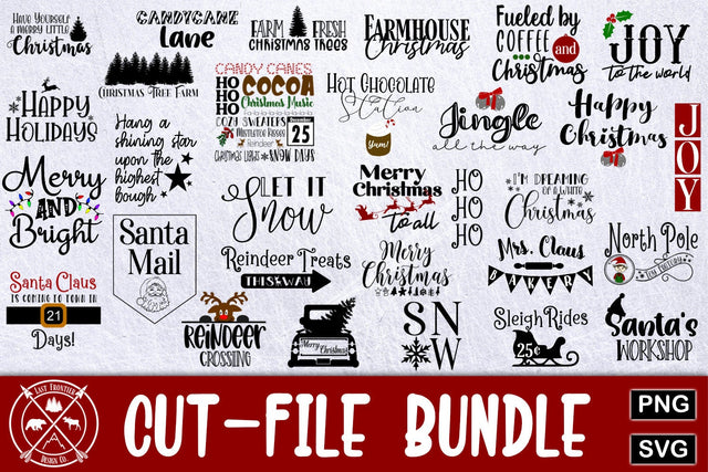 Christmas Crafts Mega Bundle|Christmas Cut-files SVG Last Frontier Design Co. 
