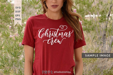 Christmas crew cut file - 2 SVG TheBlackCatPrints 