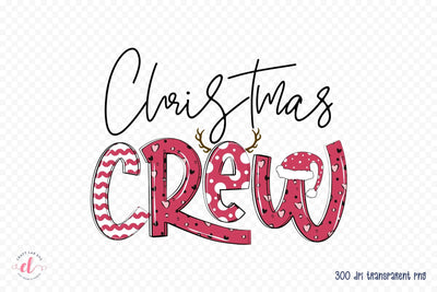 Christmas Crew PNG | Pink Christmas Sublimation Sublimation CraftLabSVG 