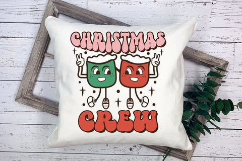Christmas Crew, Retro Christmas Sublimation Sublimation CraftLabSVG 