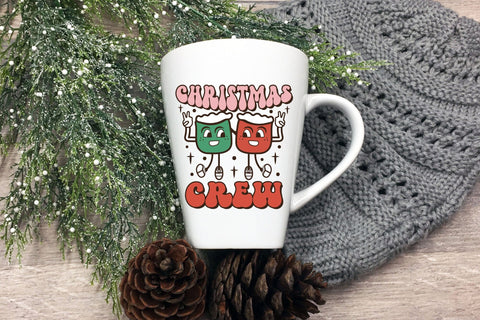 Christmas Crew, Retro Christmas Sublimation Sublimation CraftLabSVG 