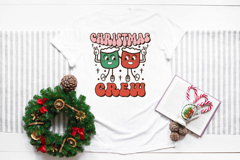Christmas Crew, Retro Christmas Sublimation Sublimation CraftLabSVG 