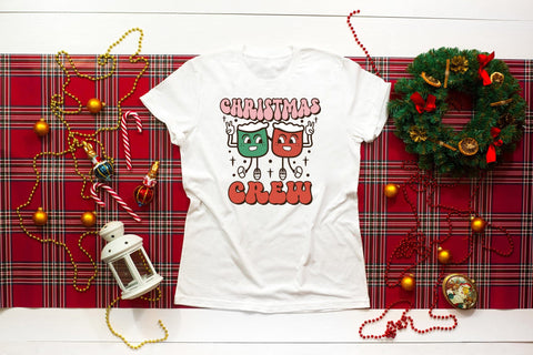 Christmas Crew, Retro Christmas Sublimation Sublimation CraftLabSVG 