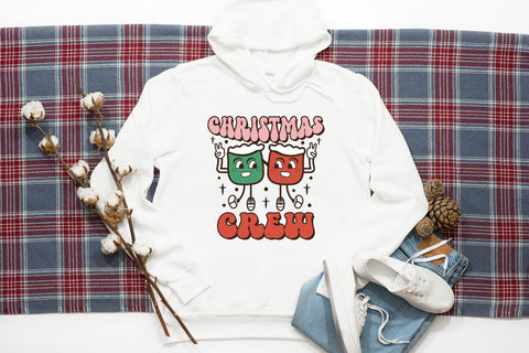 Christmas Crew, Retro Christmas Sublimation Sublimation CraftLabSVG 