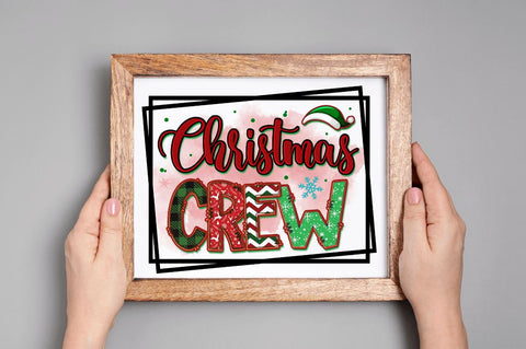 Christmas crew Sublimation PNG, Sublimation Christmas Design Sublimation Regulrcrative 