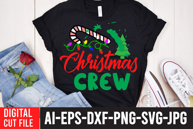 Christmas Crew SVG Cut File SVG BlackCatsMedia 