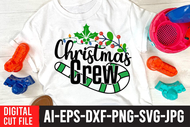 Christmas Crew SVG Cut File SVG BlackCatsMedia 