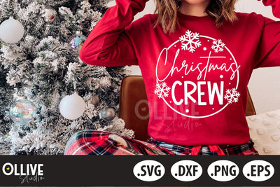 Christmas Crew SVG Cut File SVG Ollive Studio 